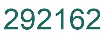 Number 292162 green image