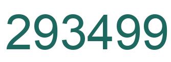 Número 293499 imagen verde