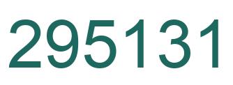 Número 295131 imagen verde