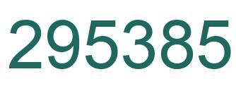Número 295385 imagen verde