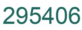 Número 295406 imagen verde