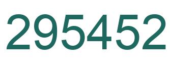 Número 295452 imagen verde