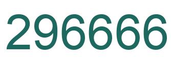 Number 296666 green image