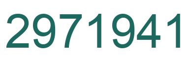 Número 2971941 imagen verde