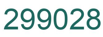 Número 299028 imagen verde