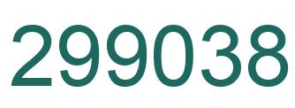 Número 299038 imagen verde