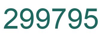 Número 299795 imagen verde
