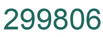 Número 299806 imagen verde