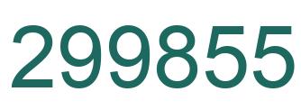 Número 299855 imagen verde