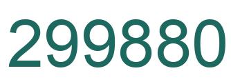Número 299880 imagen verde