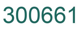 Número 300661 imagen verde
