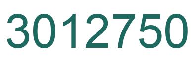Número 3012750 imagen verde