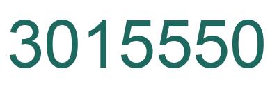 Número 3015550 imagen verde