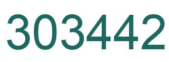 Número 303442 imagen verde