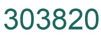 Número 303820 imagen verde
