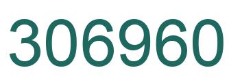 Número 306960 imagen verde