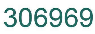 Número 306969 imagen verde