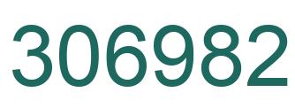 Número 306982 imagen verde