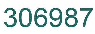 Número 306987 imagen verde