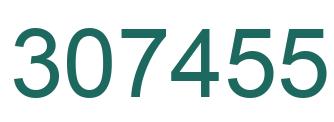 Número 307455 imagen verde