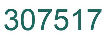 Número 307517 imagen verde