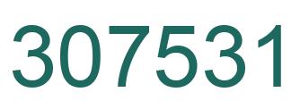 Número 307531 imagen verde