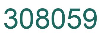 Número 308059 imagen verde