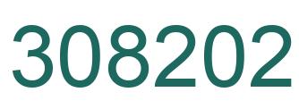 Number 308202 green image