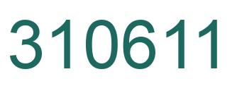 Número 310611 imagen verde