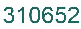 Número 310652 imagen verde