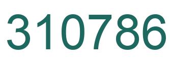 Número 310786 imagen verde