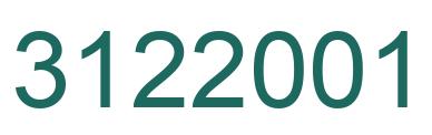 Número 3122001 imagen verde