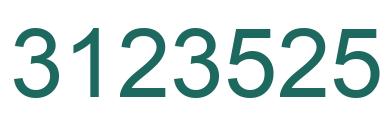 Número 3123525 imagen verde