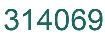 Número 314069 imagen verde