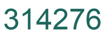 Número 314276 imagen verde