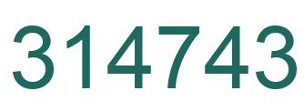 Número 314743 imagen verde