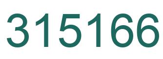 Número 315166 imagen verde
