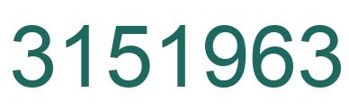 Número 3151963 imagen verde