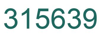 Número 315639 imagen verde