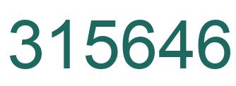 Número 315646 imagen verde