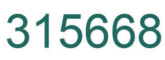 Número 315668 imagen verde
