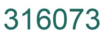 Número 316073 imagen verde