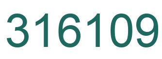 Número 316109 imagen verde