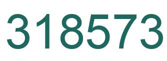 Number 318573 green image