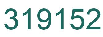 Número 319152 imagen verde