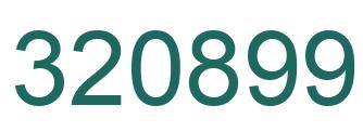 Número 320899 imagen verde