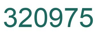 Número 320975 imagen verde
