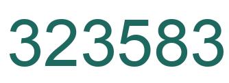 Número 323583 imagen verde