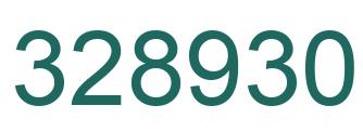 Número 328930 imagen verde
