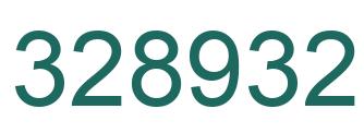 Número 328932 imagen verde